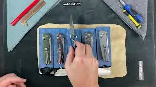 SRM255LMG2 SRM Knives Medal Ambi Lock Green Mic
