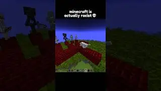 MINECRAFT DOG IS RACIST 💀#minecraft #shorts