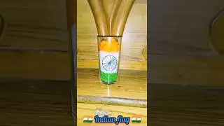 Making Indian flag in Glass #shorts #tiranga #indianflag #flag