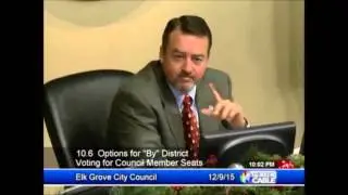 Elk Grove City Councilman Pat Hume -  Vote Swapping 'It Does Happen'