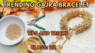👉💖 Trending Gajra Beads & Loreal Beads Bracelet – Easy Method + Tips & Tricks 🧿✨