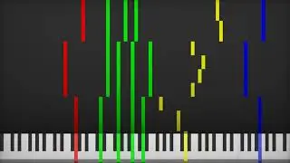 🎹 Open Source Piano Roll Software | Synthesia Alternative | Tech Demo 1 | Python and GLSL
