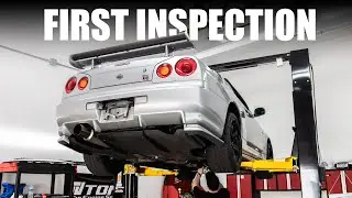 SUPER CLEAN - R34 GTR V SPEC - Undercarriage inspection