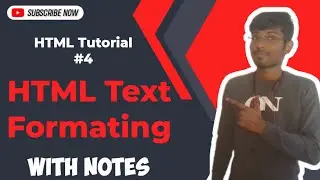 HTML Text Formating | HTML Tutorial For Beginners in Tamil with Notes | Web Development In Tamil