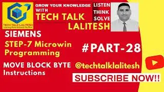 #PART28 MOVE BLOCK BYTE IN #STEP-7#MICROWIN #SIEMENS #SOFTWARE S7-200 MICROWIN TUTORIALS HINDI