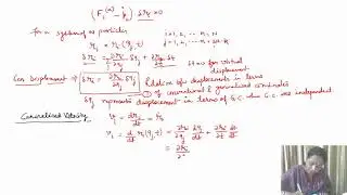 L-12 Mechanics (Generalized Velocity and Generalized Acceleration)