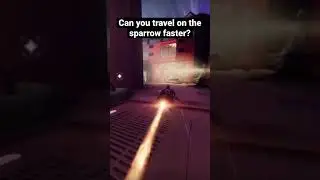 Can you travel on the sparrow faster?