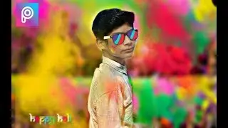 Couple Holi Special Photo Editing Tutorial 2018 | PicsArt New Holi Photo Editing 2018 | New Holi Png