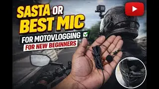 ₹500 Se Kam Me Best Motovlogging Mic 😱 | Beginners Must Watch