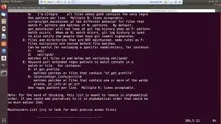Developers Maintainers in Linux Kernel