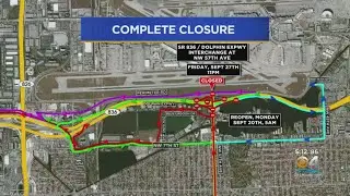 Traffic Alert: SR 836/Dolphin Expressway Closes Friday Night For The Weekend