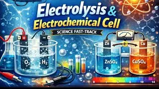 Electrolysis process in just 2 minutes|Chemistry ⚗️ BY SCIENCE FAST-TRACK 
