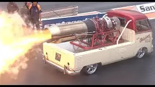 Oklahoma Willy Jet VW Pickup at Bug Jam 31 - 11.40 @ 140mph
