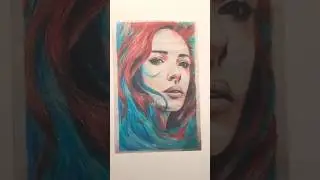 The drawing is REALLY big! #art#big#viral