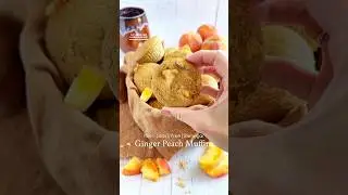 Paleo peach muffins ￼#paleorecipes #peaches #glutenfreebaking #muffins #dairyfree