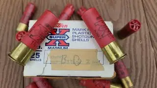 Pattern Testing My Grandfather's Geese Handloads From The 80s! 12 Gauge 3