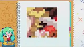 Hatsune Miku Logic Paint S+ SPECIAL Puzzles Rin Page 5 Levels 6-10