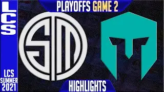 TSM vs IMT Highlights Game 2 | LCS Summer Playoffs Round 2 | Team Solomid vs Immortals G2