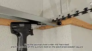 How to fix a Celling installation of WPC panels 