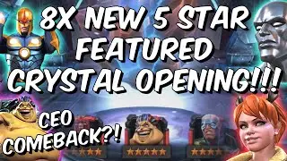 8x 5 Star Featured & 20x Cavalier Crystal Opening!! - CEO COMEBACK!!! - Marvel Contest of Champions