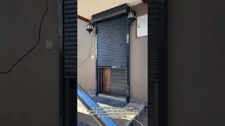 Automated Security Shutter for a Modern Entrance