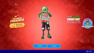 How To Unlock FREE Choice Knit Emote | Fortnite Winterfest 2021 Presents