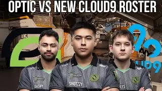 OpTic DESTROYS *NEW* Cloud9 Roster - OpTic vs C9 Full Scrims (Shotzzy POV)