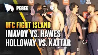 Nassourdine Imavov vs. Phil Hawes, Max Holloway vs. Calvin Kattar | UFC WEIGH-INS & STAREDOWN