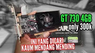 MURAH MERIAH ...!, UNBOXING GT 730 4GB VGA PC GAMING TERMURAH 2025  VGA JADUL INSTAL DRIVER GT 730