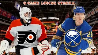 FLYERS LOSE THEIR 6TH GAME IN A ROW TO THE SABRES!! PLAYOFF CHANCES ARE FADING AWAY!!