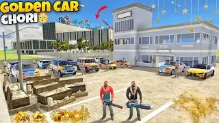 Red Franklin Black Franklin Ne Police Station Se Golden Car's Chori Karli?..😱 Indian bike driving 3D