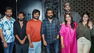 Ram Charan & Mega Family Watching #ManaShankaraVaraPrasadGaru Movie At AMB Cinemas | TFPC