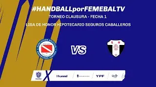 A.A. ARGENTINOS JRS. vs S.E.D.A.L.O. | TORNEO METRO CLAUSURA | LIGA DE HONOR HIPOTECARIO SEGUROS CAB