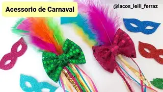Acessório de Carnaval( Modelo 1)  - Laço com Tule de Paetê