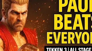 🔥 Paul All Stage Clear in 10 Minutes! | Tekken 3 Legend Returns 😱