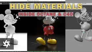 Quick Tips - Hide materials in Octane and C4D