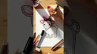 This Cute Goat Drawing Comes to Life 🐐✨