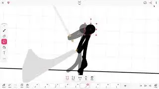 How to animate a stickman with a sword