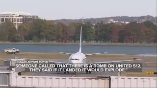 Bomb threat cleared on United flight from Houston to Washington D.C.