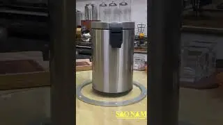 Th&ugrave;ng R&aacute;c Ch&acirc;n Đạp Inox Cao Cấp - Thiết Bị Nh&agrave; H&agrave;ng Kh&aacute;ch Sạn Sao Nam