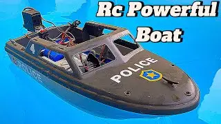 My Rc Best Motor Boat Floating Test At My Home Water Pool