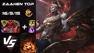 TOP Zaahen vs Gnar - NA Challenger Patch 25.23