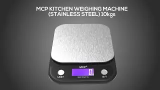 MCP Stainless Steel Kitchen Weight Scale Machine Upto 10kgs with USB cable