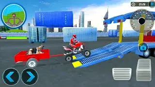 Police Shepherd Dogs Transportation Sim - Transporter Truck and Helicopter  Android Gameplay