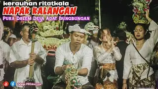 KERAUHAN Ritatkala Ida Sesuhunan Sami Napak Kalangan | Pura Dalem Desa Adat Bungbungan
