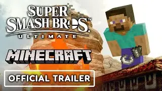 smash bros steve trailer minecraft remake 🤣😂 👆🏻 🔥🔥 #short #miencraftshort #smashbroshort #stories