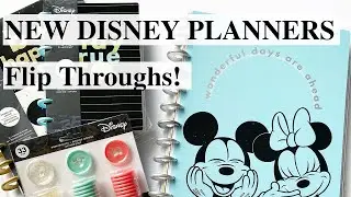NEW DISNEY PLANNERS + JOURNALS | Flip Throughs