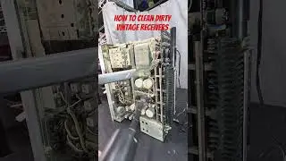 How to clean out dirty vintage receivers
