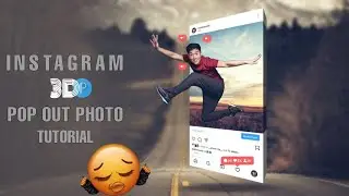 How to Edit Instagram 3D Pop Out Photo Editing Tutorial in Picsart || Instagram 3D Photo Editing