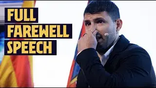 🥺 KUN AG&Uuml;ERO SAYS GOODBYE TO FOOTBALL (Full speech)